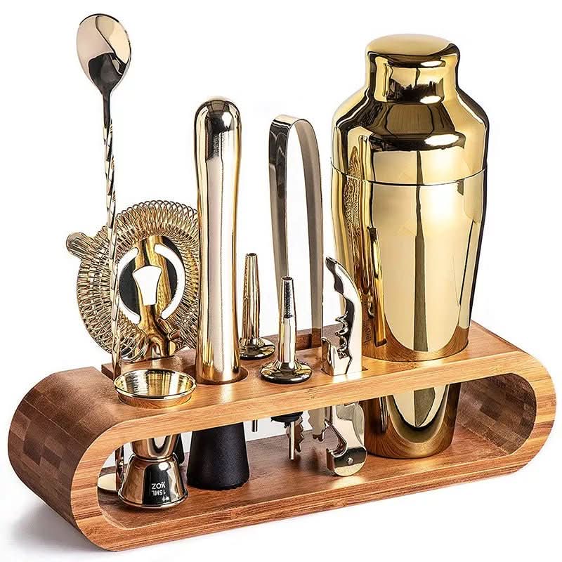 ArtisPour Deluxe 10-Piece Cocktail Kit For Home Bartending And Entertaining