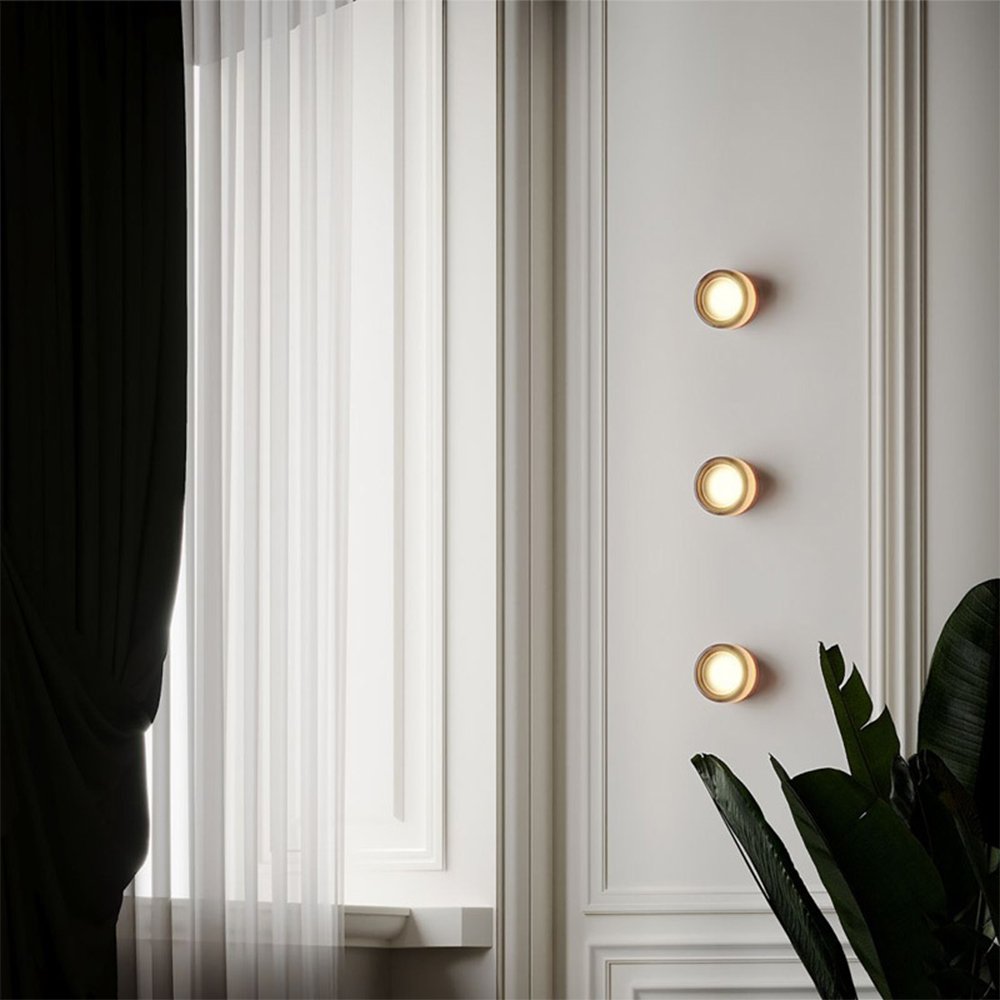 Illuminex Dimple Glass Wall Sconce for Modern Homes