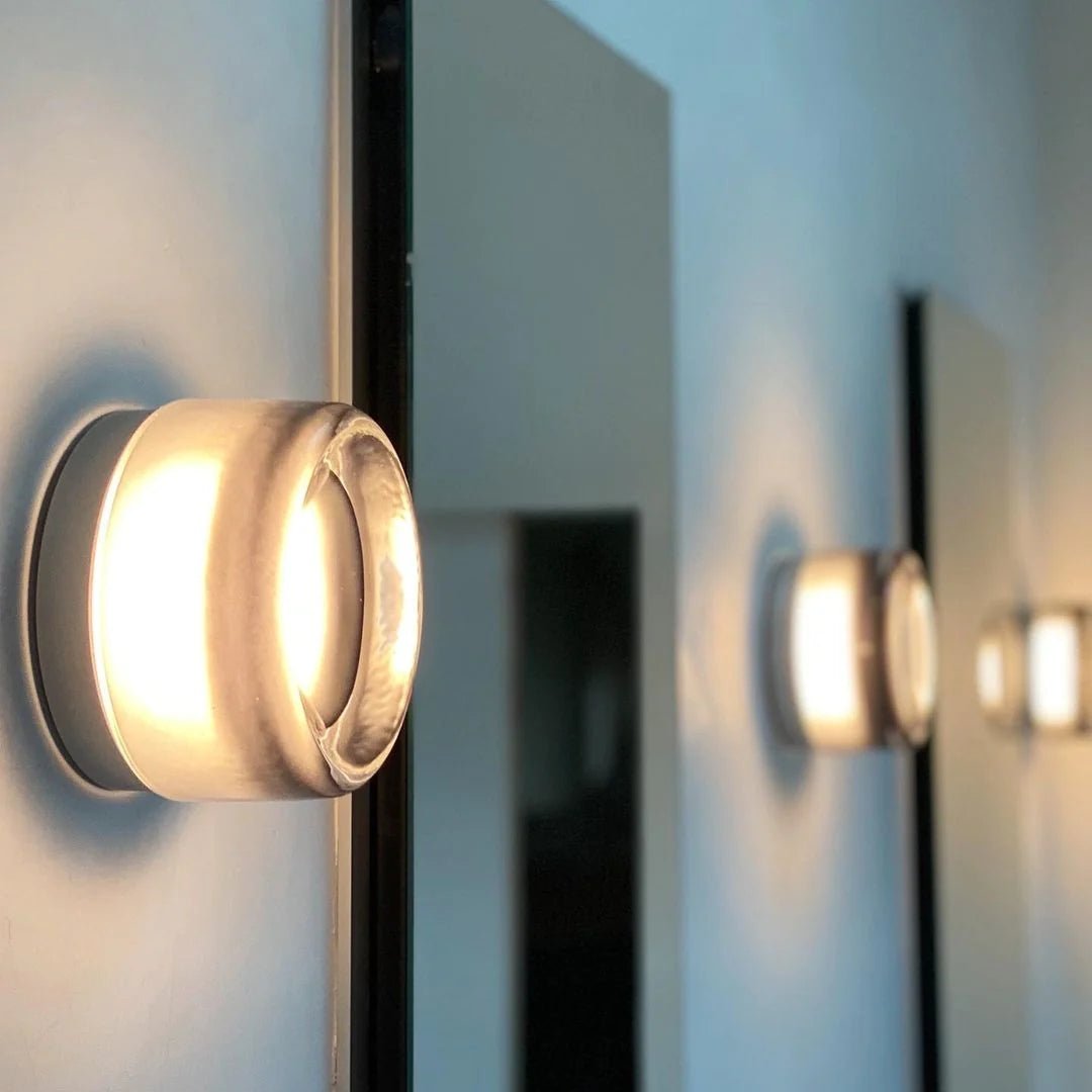 Illuminex Dimple Glass Wall Sconce for Modern Homes