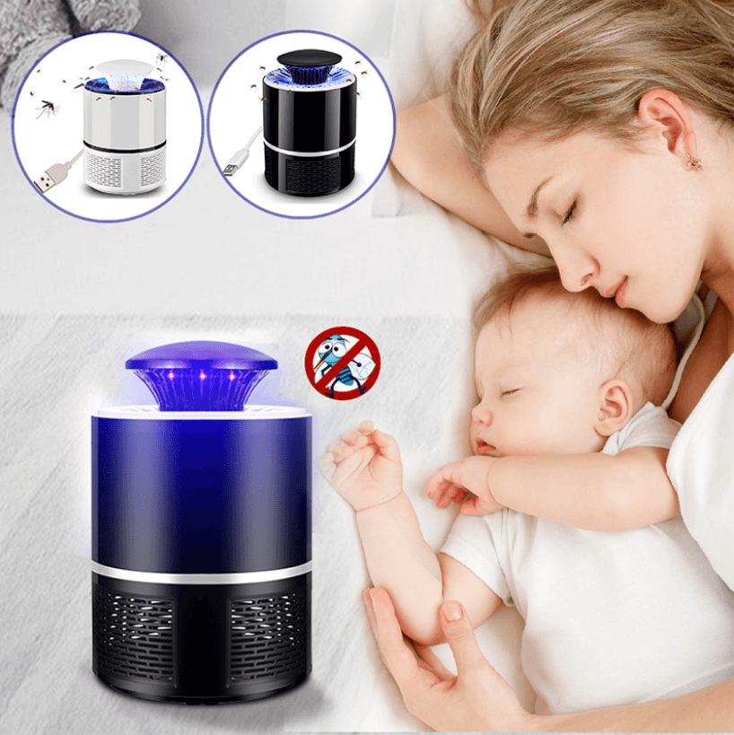 Lámpara Antimosquitos UV Silenciosa LuminaGuard para Noches Tranquilas