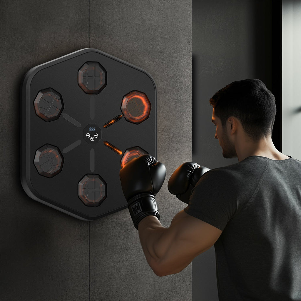 Sistema de Boxeo Rítmico para Entrenamiento en Casa con Guantes