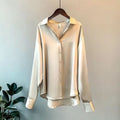 Blusa de Seda Aurora para Mujer que Irradia Elegancia y Lujo Atemporales