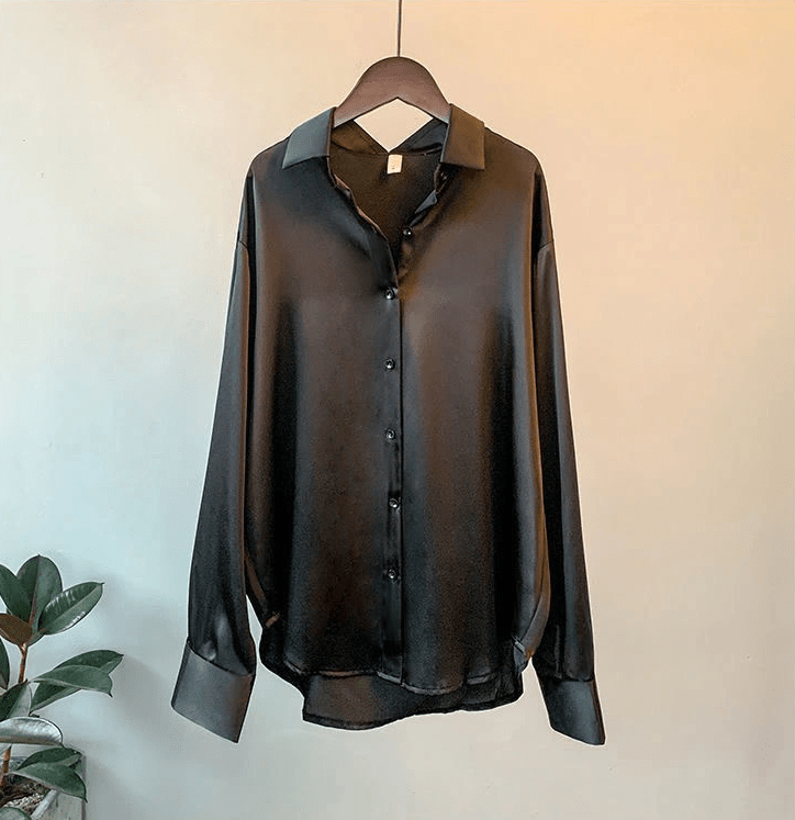 Blusa de Seda Aurora para Mujer que Irradia Elegancia y Lujo Atemporales