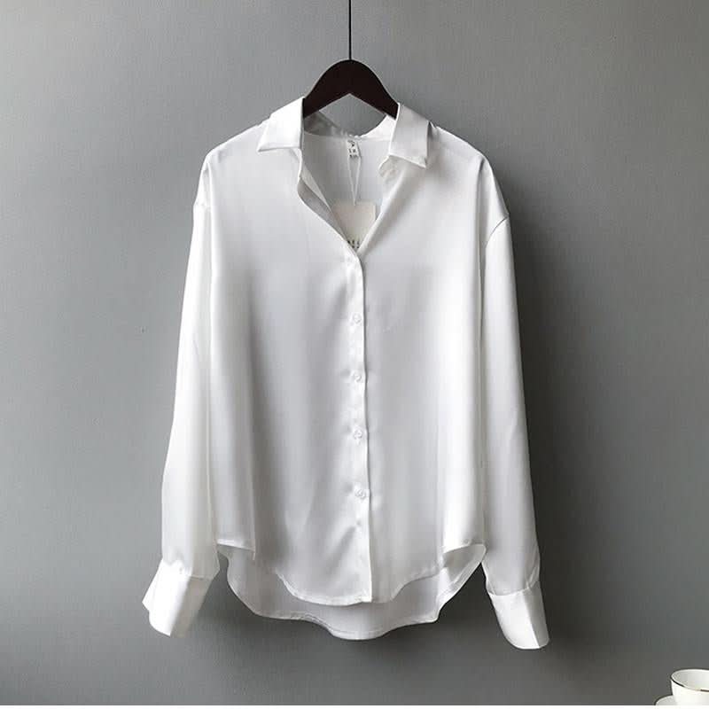 Blusa de Seda Aurora para Mujer que Irradia Elegancia y Lujo Atemporales