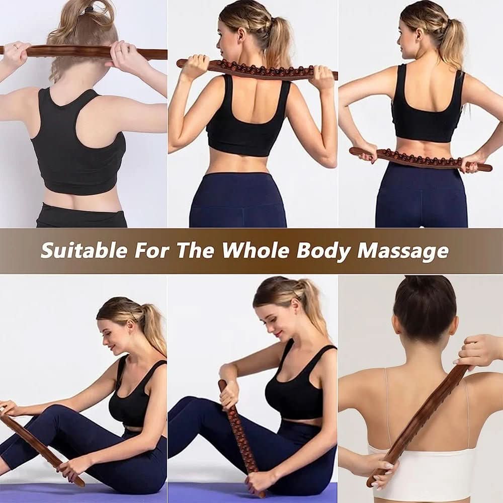 Aurora Wellness Gua Sha Massasjepinne for Avslapning og Blodsirkulasjon