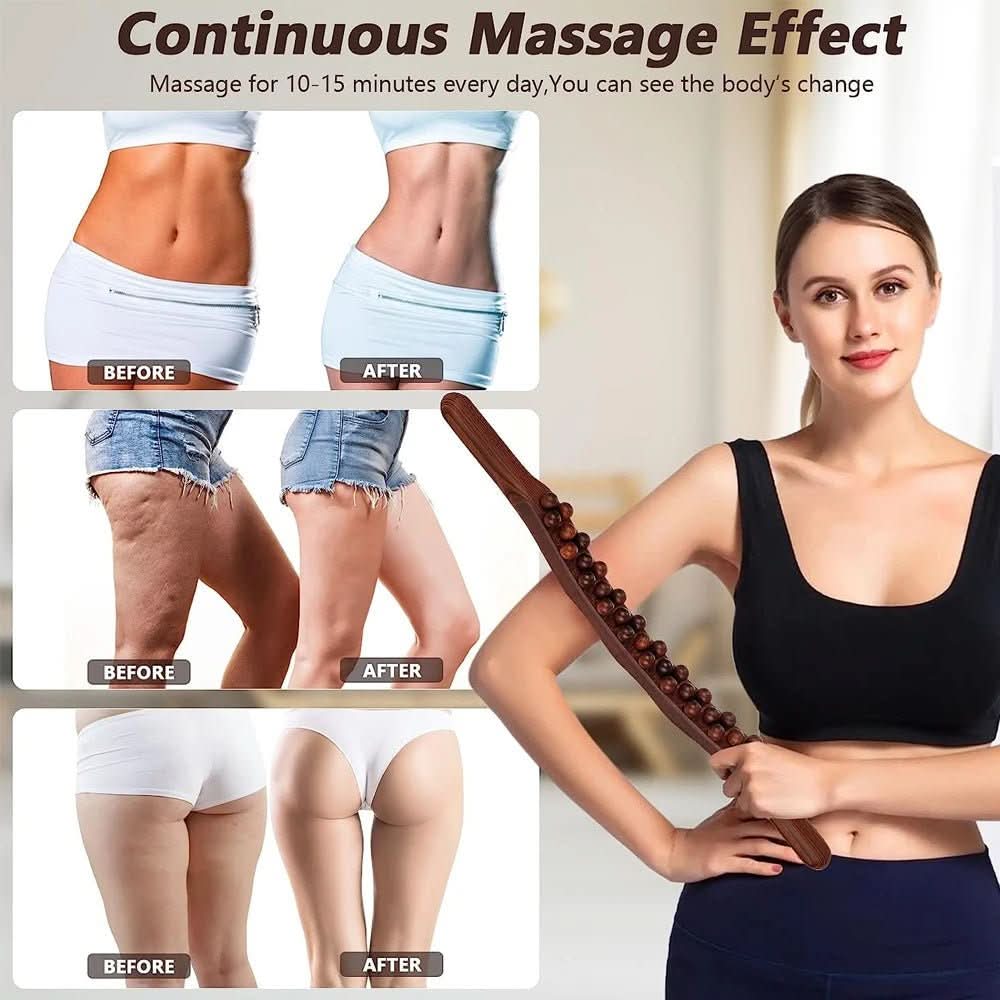 Aurora Wellness Gua Sha Massasjepinne for Avslapning og Blodsirkulasjon