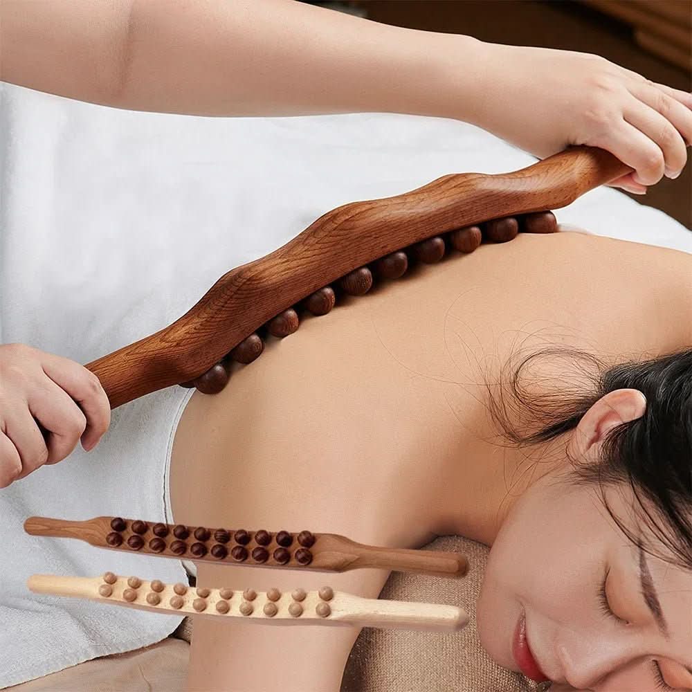 Aurora Wellness Gua Sha Massasjepinne for Avslapning og Blodsirkulasjon
