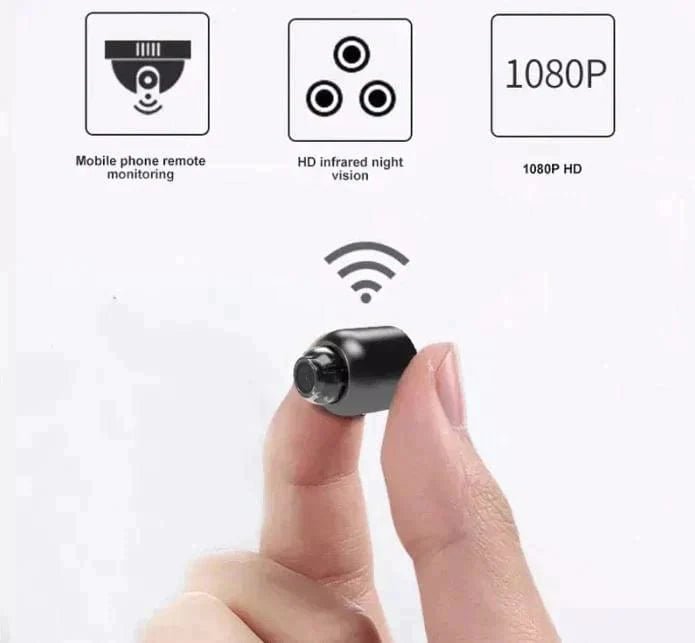 LumaView Mini Cam Wireless 1080p HD Night Vision For Home And Office Surveillance
