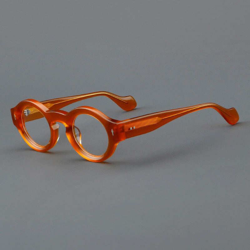 Unisexowe okulary w stylu vintage z oprawkami z acetatu, lekkie i regulowane, certyfikat CE