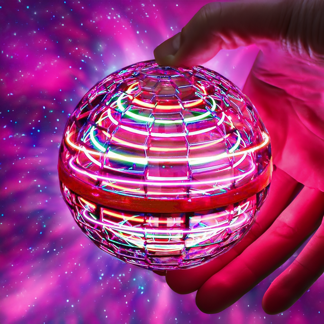 Bola Búmeran Giroscópica Vortex Orb con Sistema de Iluminación RGB USB