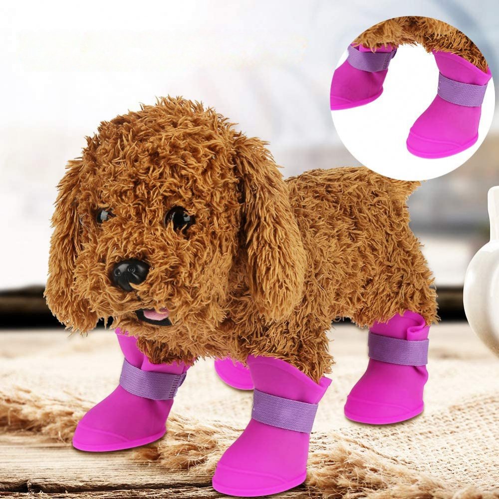 Pawsafe All Weather Boots For Dogs With Waterproof Traction On Wet Surfaces