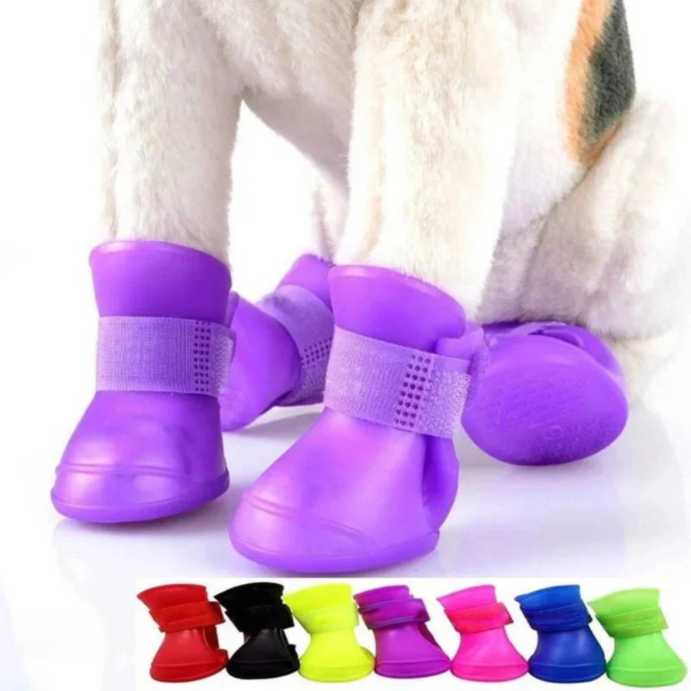 Pawsafe All Weather Boots For Dogs With Waterproof Traction On Wet Surfaces