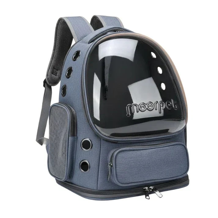 AeroPaw Breathable See-Through Carrier Backpack For Cats And Small Dogs