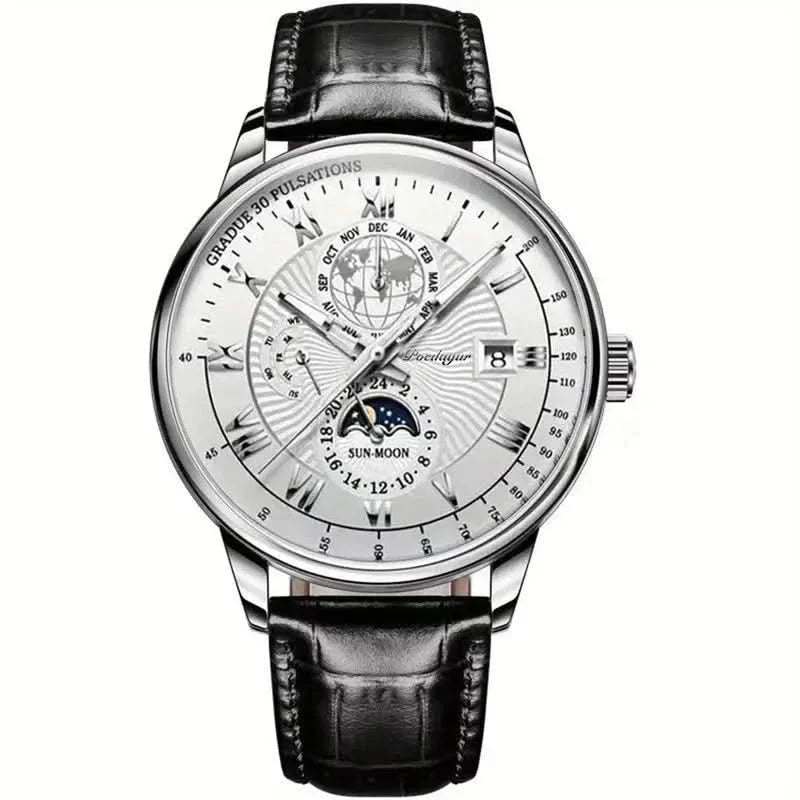 Mechanical Men’s Luxury Watch with Moonphase
