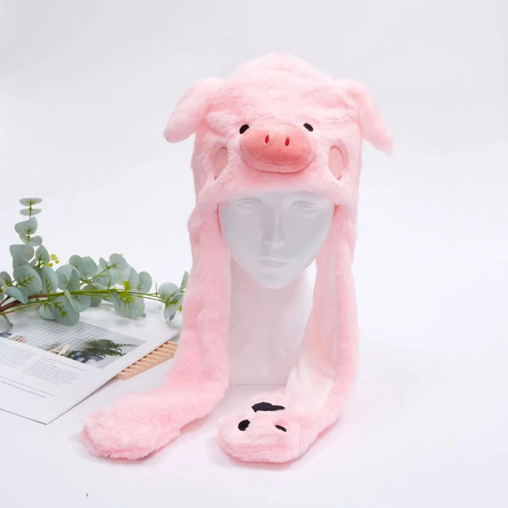 Cappello con Orecchie Mobili BunnyJoy che Illumina Ogni Viso con un Sorriso Allegro