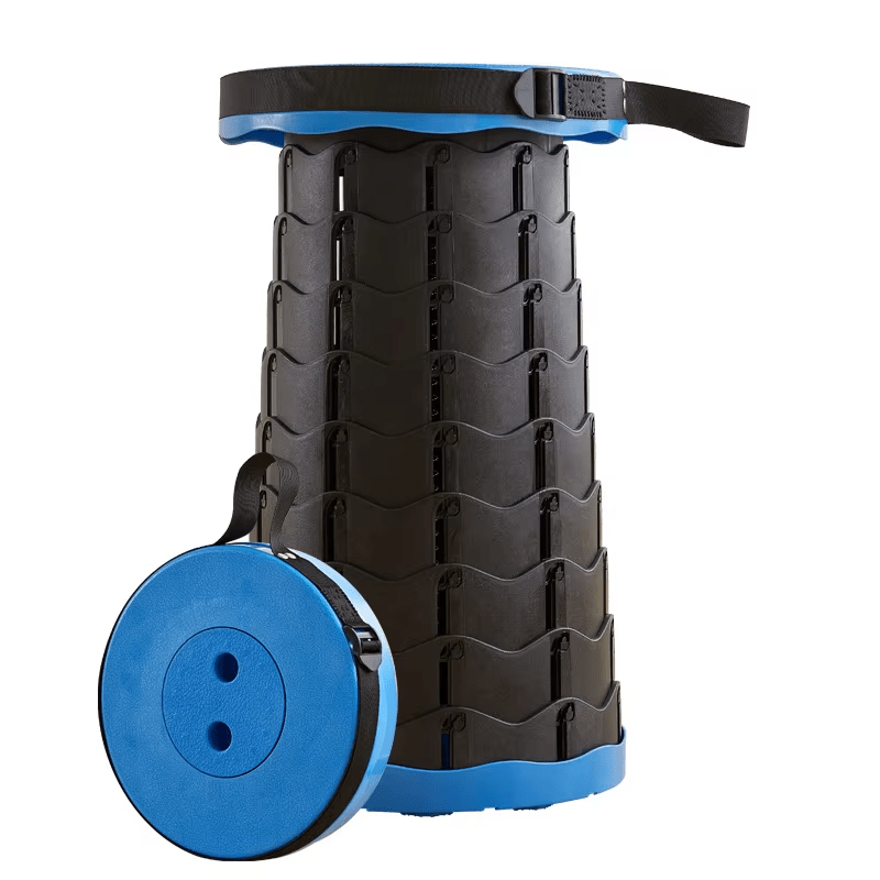 Taburete telescópico TrailFlex para uso interior o exterior