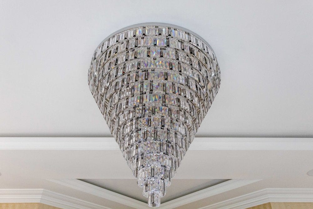 LumaLuxe Kristallen Kroonluchter XL Weelderige Plafondlamp