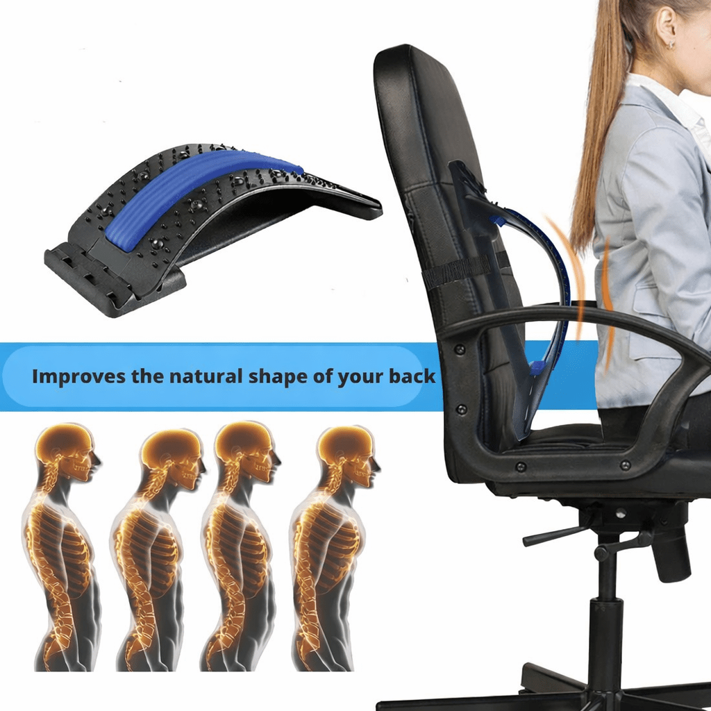 SpineEase Estirador Ergonómico para la Espalda para Postura y Relajación