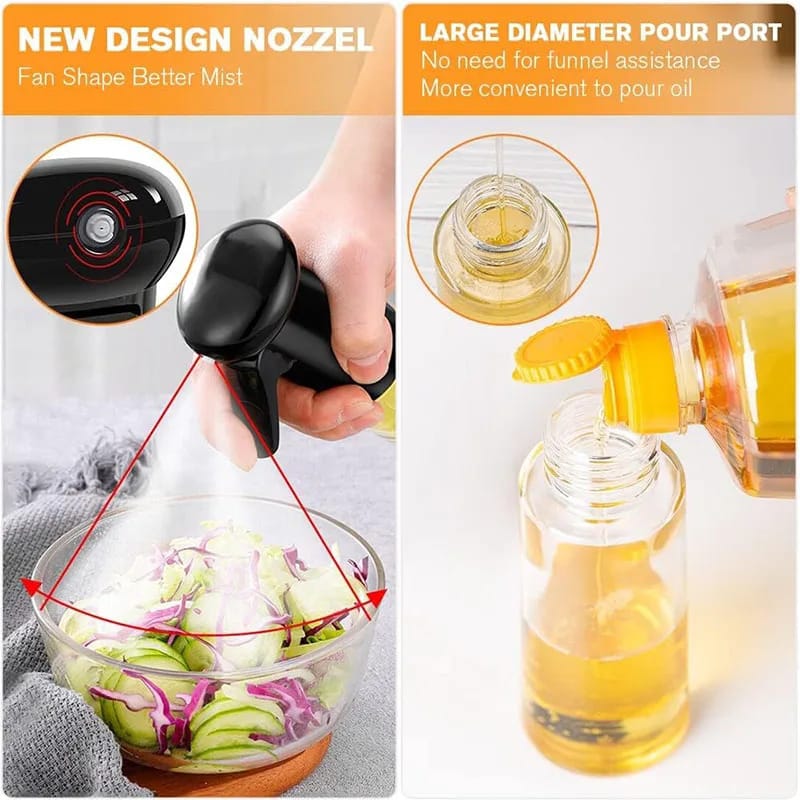 AeroMist Precision Press Oil Sprayer For Healthier Cooking