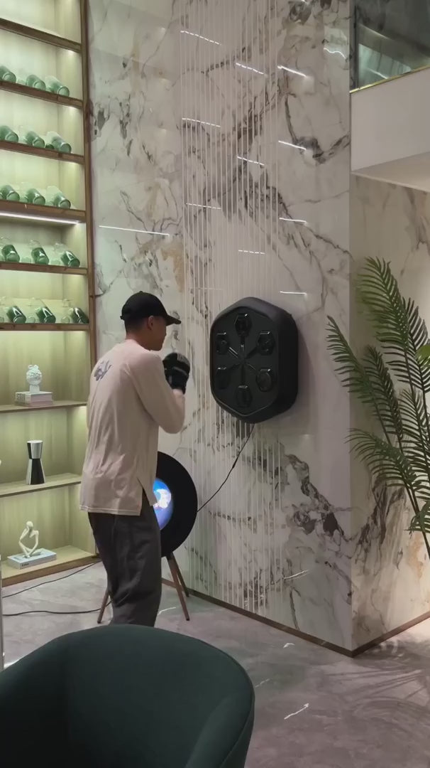 Sistema de Boxeo Rítmico para Entrenamiento en Casa con Guantes