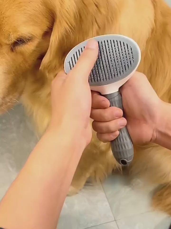 FurEase Hair Removal Brush For Long Haired Dogs And Cats