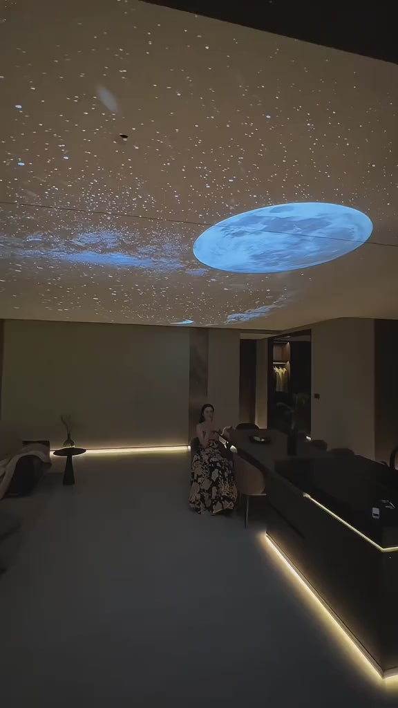 Proyector de galaxia LumaNova LED Moonlight con discos intercambiables