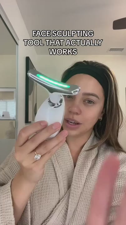 نظام لومينا نوفا المنزلي لنحت الوجه بتقنية LED 7 في 1 برو ديلوكس