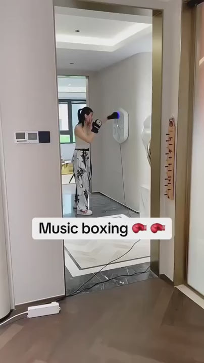 Sistema de Boxeo Rítmico para Entrenamiento en Casa con Guantes