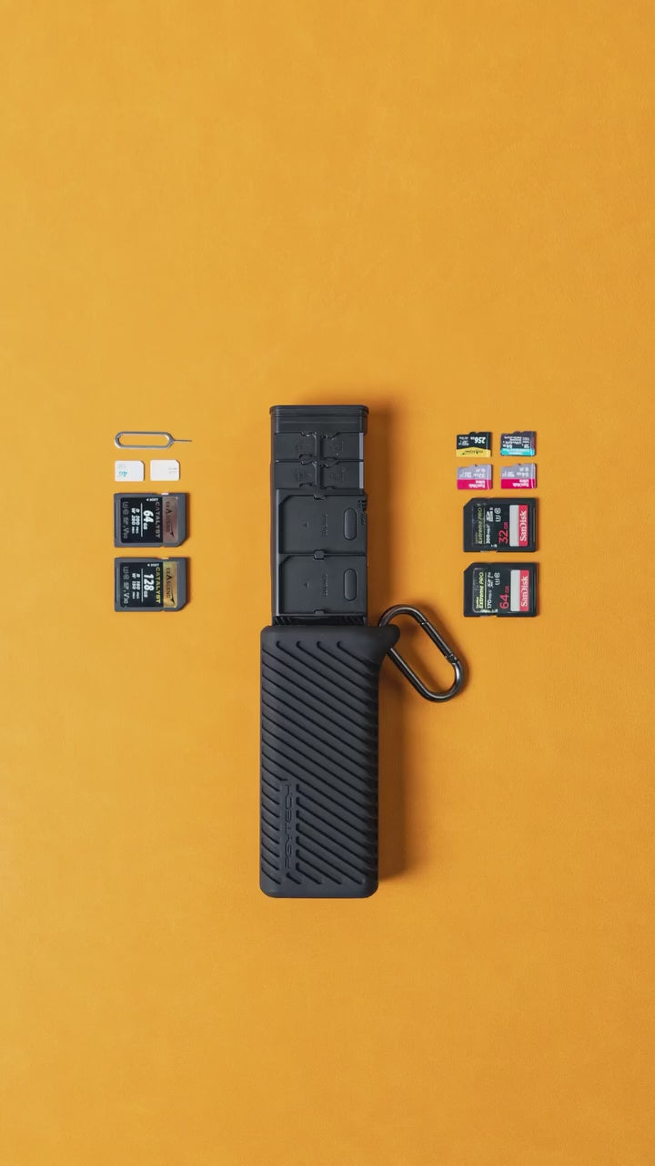 NovaForge Creators Pro Edition Fast Card Reader Organizer Case