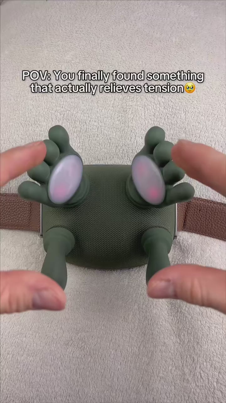 Masajeador PulseFlex para manos y muñecas con batería recargable por USB y calor
