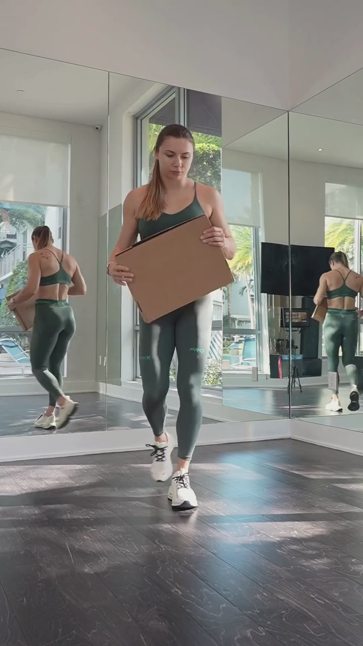 LumaFlex Foldable Mobility Board At Home Calf Stretches And Ankle Stretches