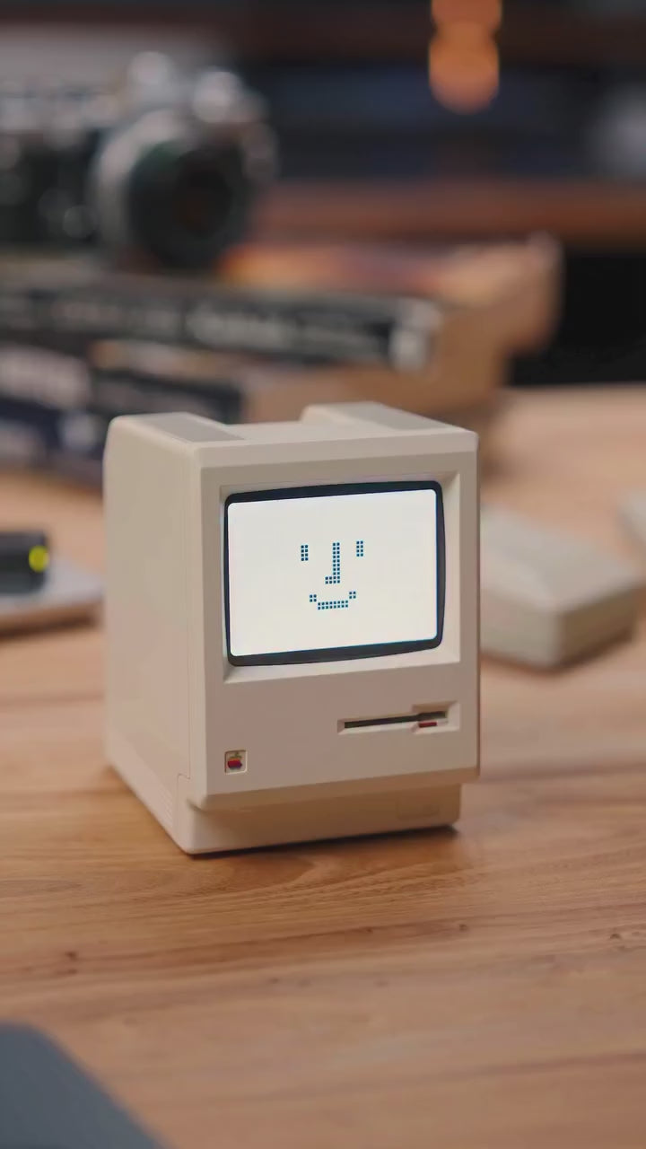 NexaTick Retro Computer Look Digital Alarm Clock for Home Office and Desk Decor
