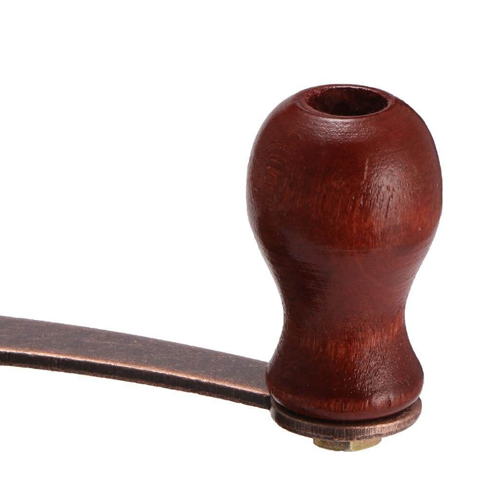 Vintage Wooden Hand Crank Coffee Grinder For Freshly Ground Coffee
