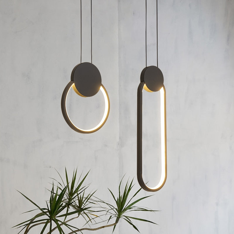 Virela keukenhanglamp in modern minimalistisch ijzer