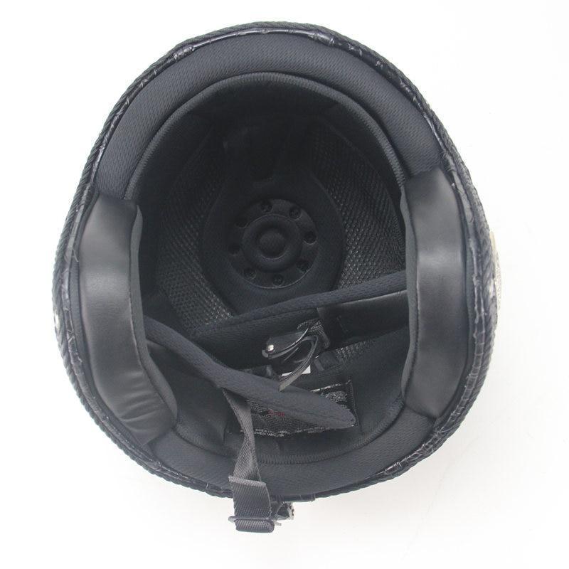 Open Face Helmet Goggle Mask for Classic Riders and Retro Enthusiasts