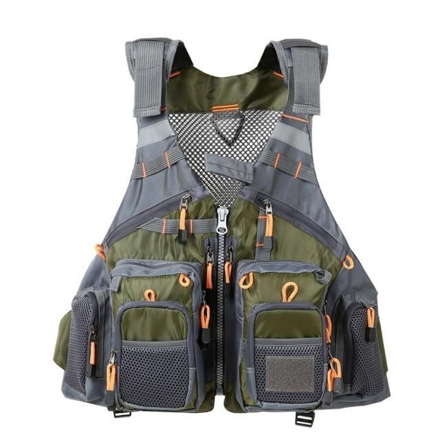 Premium Anglers Life Vest On Water For Outdoor Enthusiasts