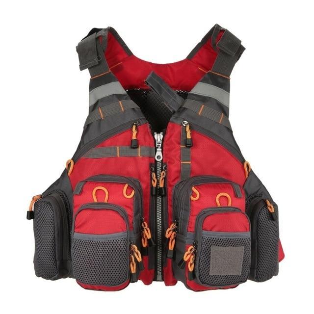 Premium Anglers Life Vest On Water For Outdoor Enthusiasts