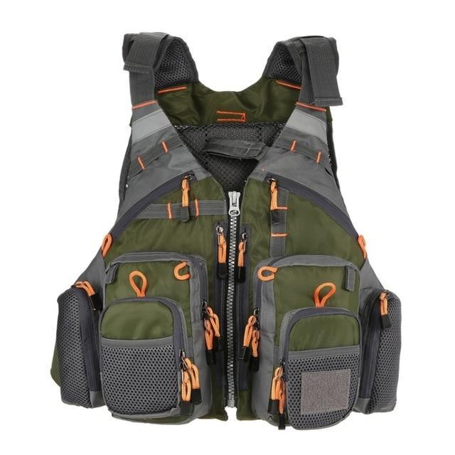 Premium Anglers Life Vest On Water For Outdoor Enthusiasts