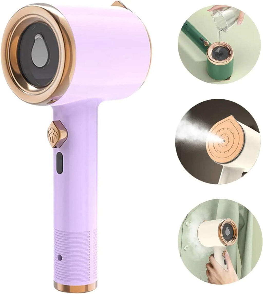 Vaporizador de Tecido Portátil WrinkleAway com Placa de Titânio e Reservatório de 50ml para Viajantes