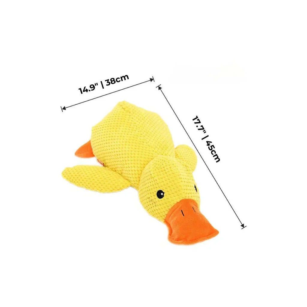QuackPup Smart Quacking Duck Soft Toy For Pets Dogs Great Fetch