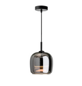 Nordic Pendant Light in Black Glass for Kitchen Island and Dining Room