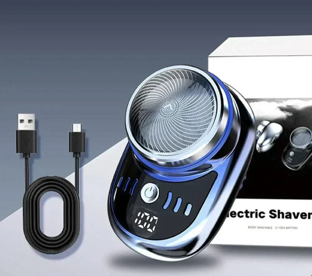 موس حلاقة AeroShave Mini قابل لإعادة الشحن عبر USB للحلاقة الناعمة في أي مكان