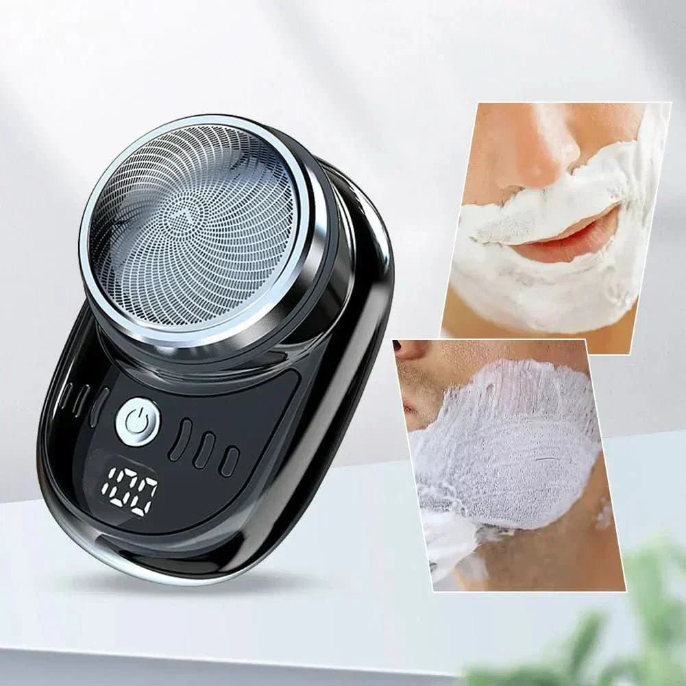 موس حلاقة AeroShave Mini قابل لإعادة الشحن عبر USB للحلاقة الناعمة في أي مكان