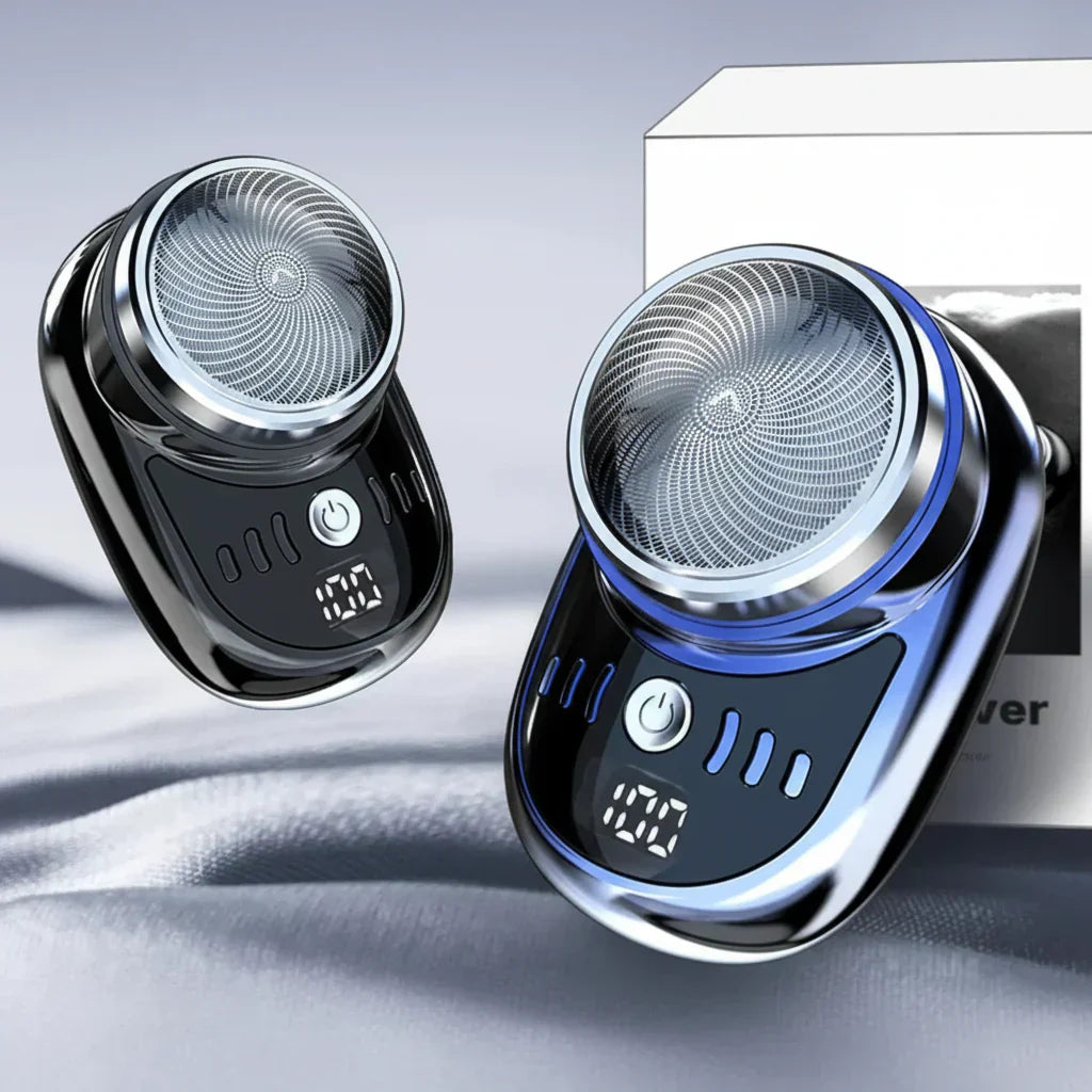 موس حلاقة AeroShave Mini قابل لإعادة الشحن عبر USB للحلاقة الناعمة في أي مكان