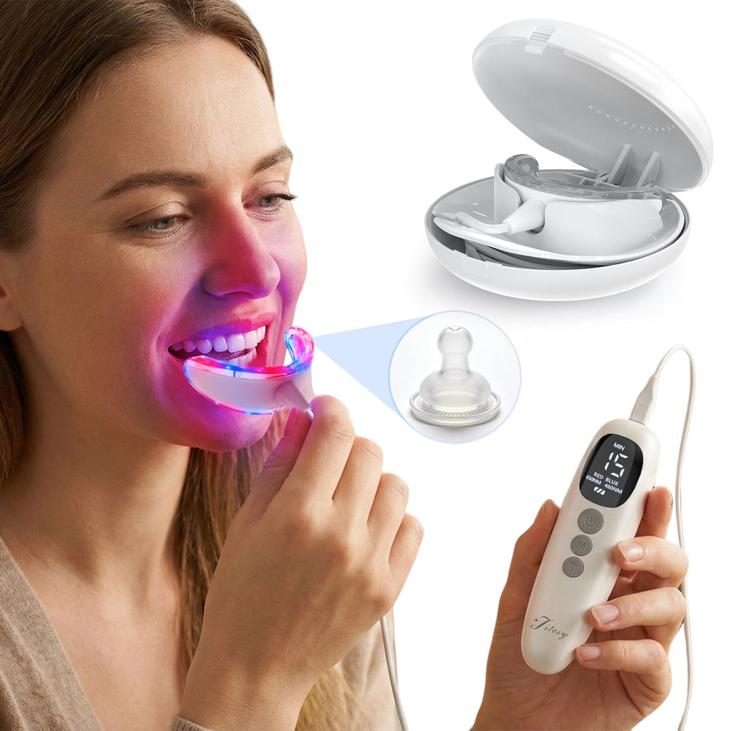 Dispositivo de Terapia de Luz Roja y Azul LuminaGum | Cuidado Oral Avanzado para la Salud de las Encías y Blanqueamiento Dental