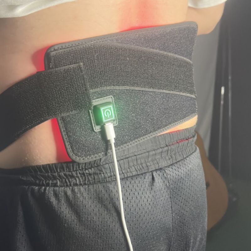 Gezielte Regeneration mit Rot- und Nahinfrarotlicht-Pad mit zwei Wellenlängen