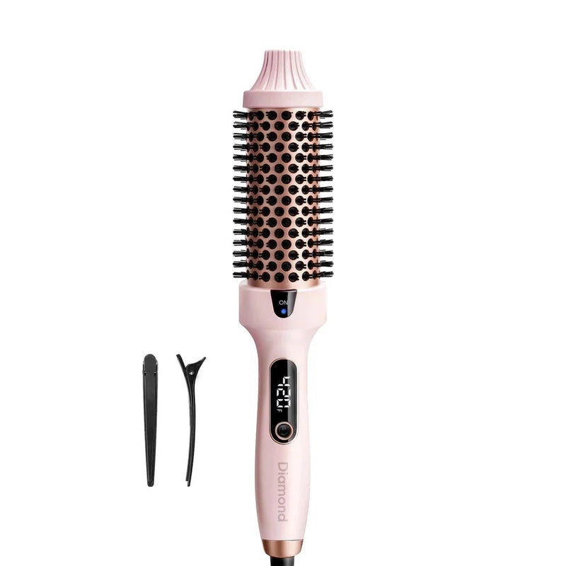 StyleFusion 1.5-Inch Ionic Thermal Round Brush Heated, 6 Temperature Settings
