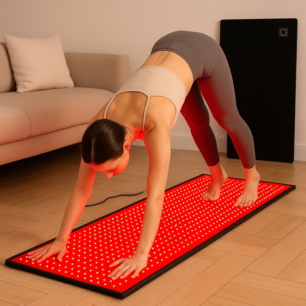 LumaThera wellness podložka s LED diodami 660 nm a 850 nm pro celotělovou světelnou terapii
