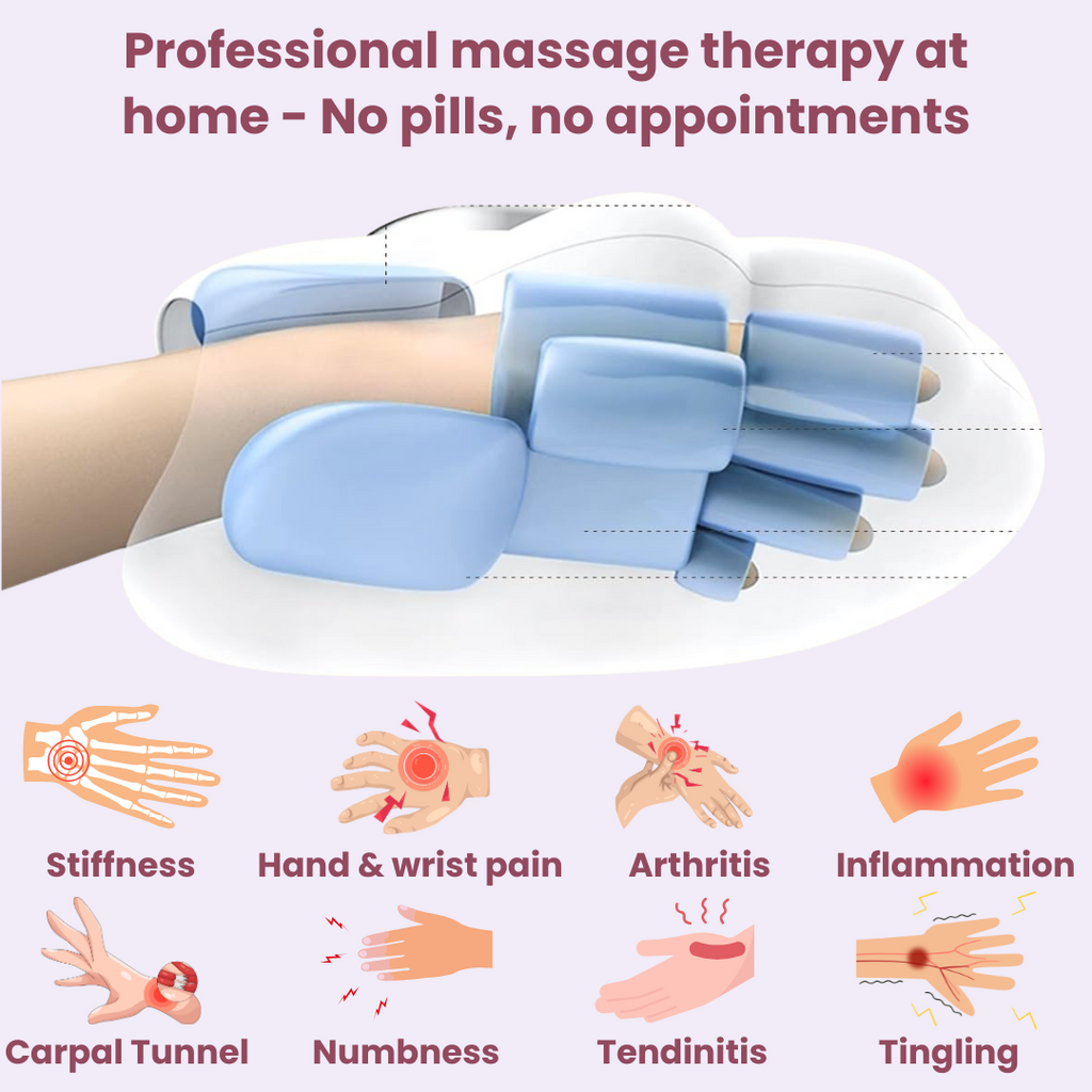 NovaFlow 3-In-One Hand Massager For Mobile Use And Daily Tasks