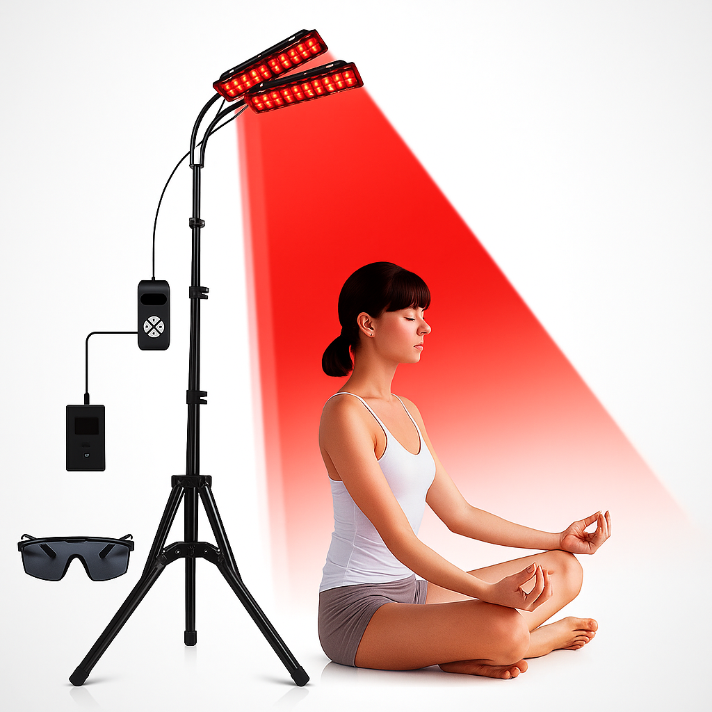 Flexibilní zařízení s červeným světlem pro domácí wellness a péči o pleť